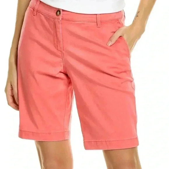 ❤️2/$30❤️[US4 Ins13”] Women's Tommy Bahama Boracay  Coral Bermuda Shorts Capris - Picture 8 of 9